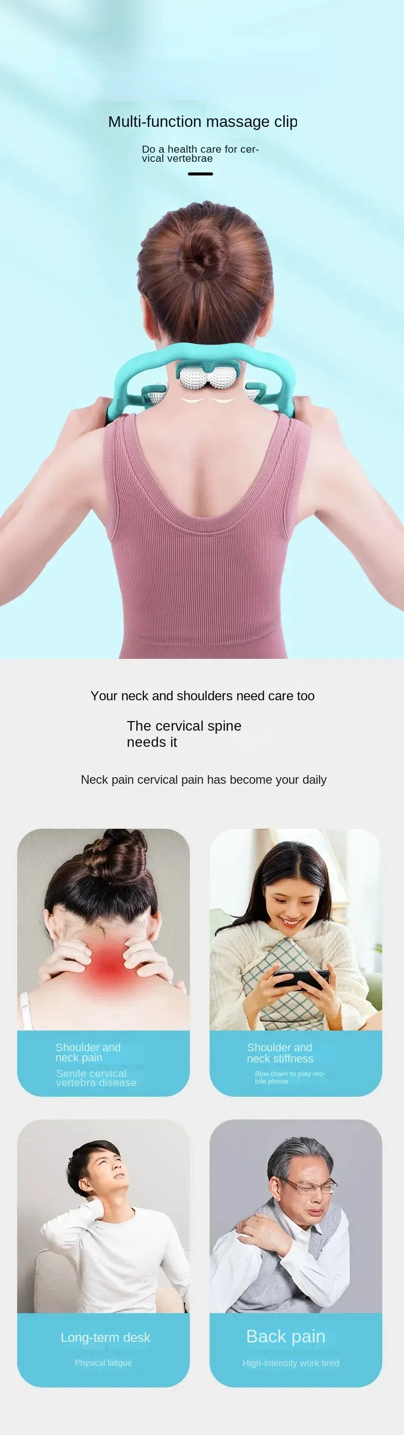 Multi Functional Manual Massager