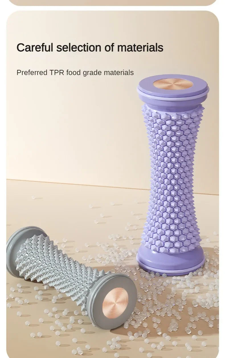 Manual massage roller