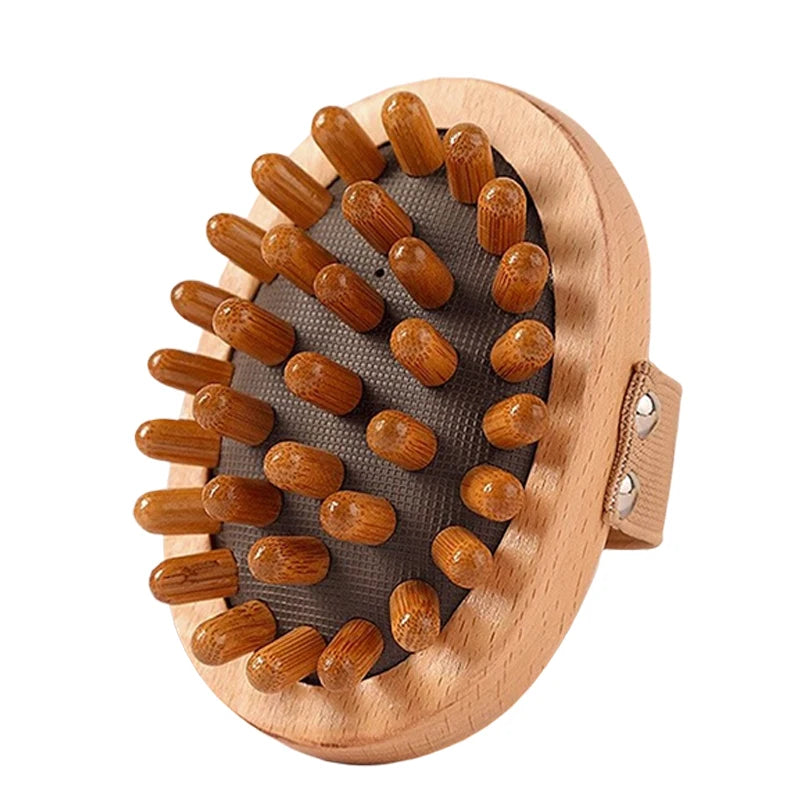 Wooden Meridian Massage Body Brush