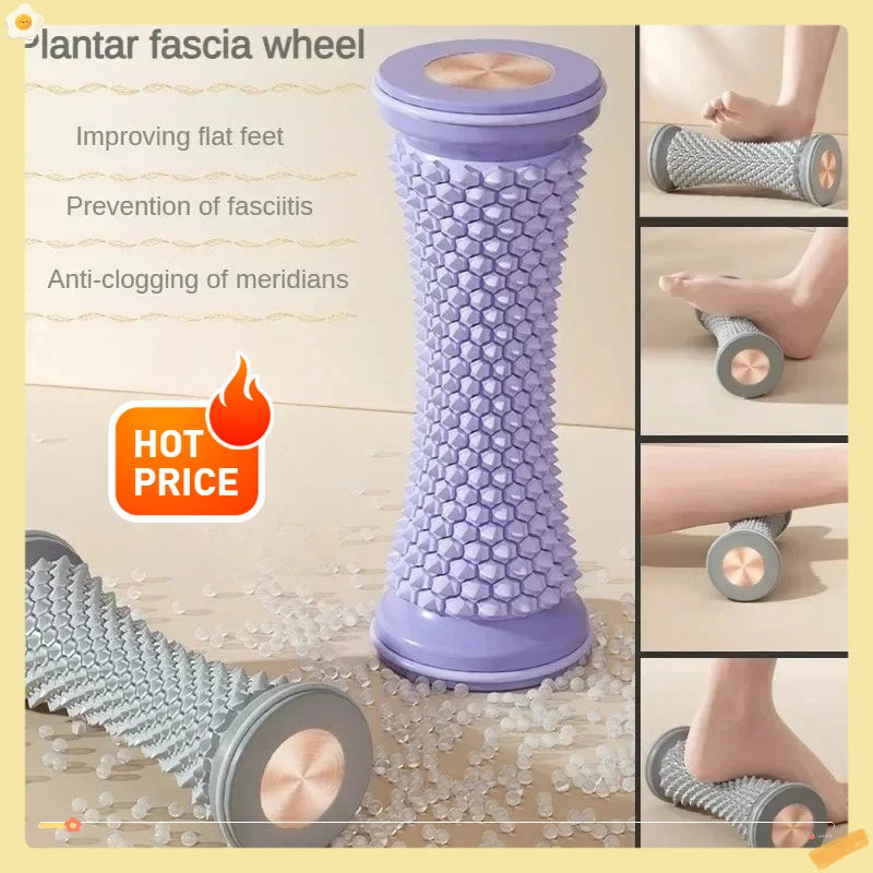 Manual massage roller